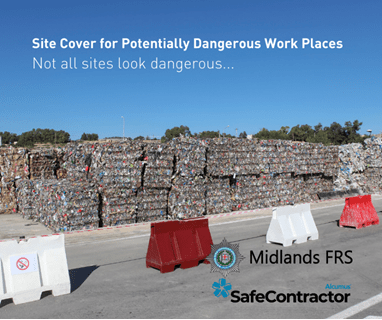 Site Cover for Potentially Dangerous Workplaces
